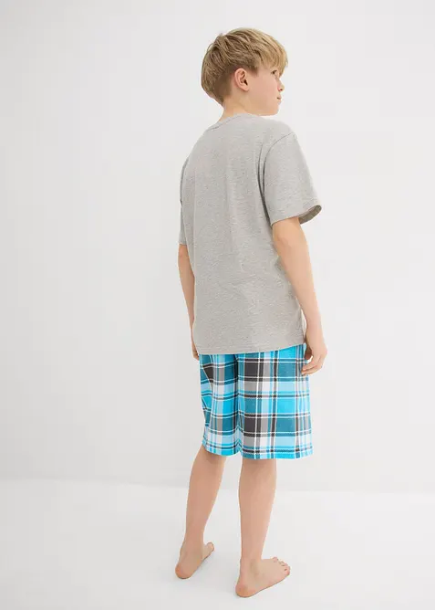 Pigiama estivo con cotone biologico morbido (set 4 pezzi), bonprix