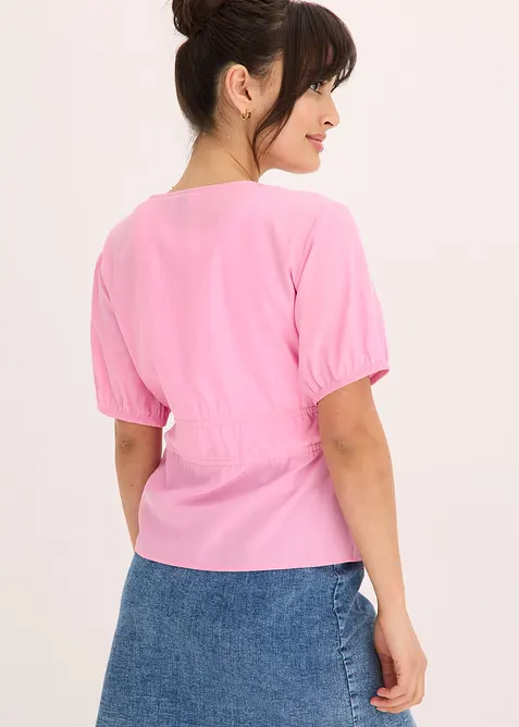 Blusa con laccetti, bonprix