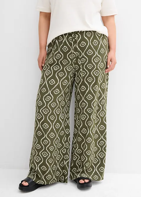 Pantaloni in viscosa fluente, bonprix