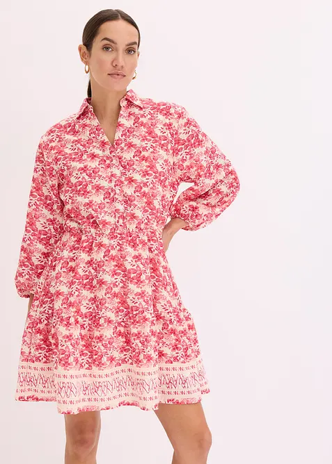 Abito effetto lino, bonprix