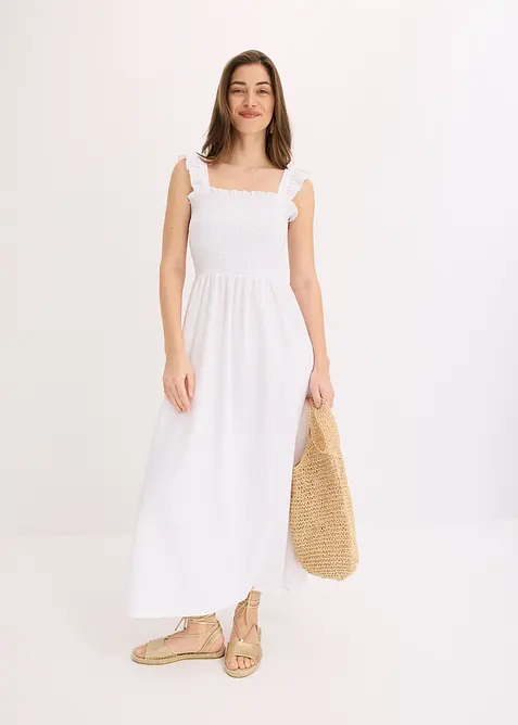 Abito di jersey con smock, bonprix