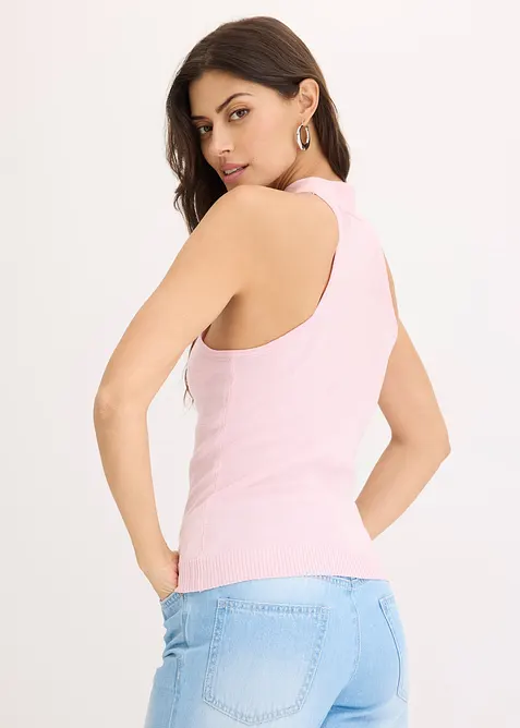 Top all'americana in maglia di soffice viscosa, bonprix