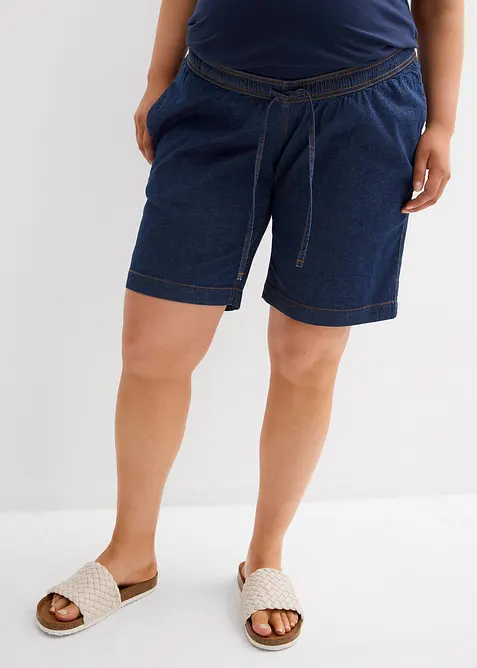 Shorts prémaman in leggero denim elasticizzato, bonprix