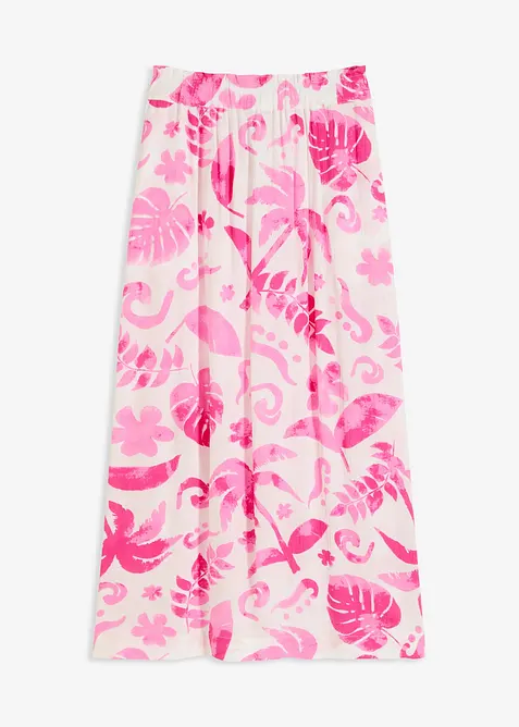 Gonna lunga in viscosa operata, bonprix