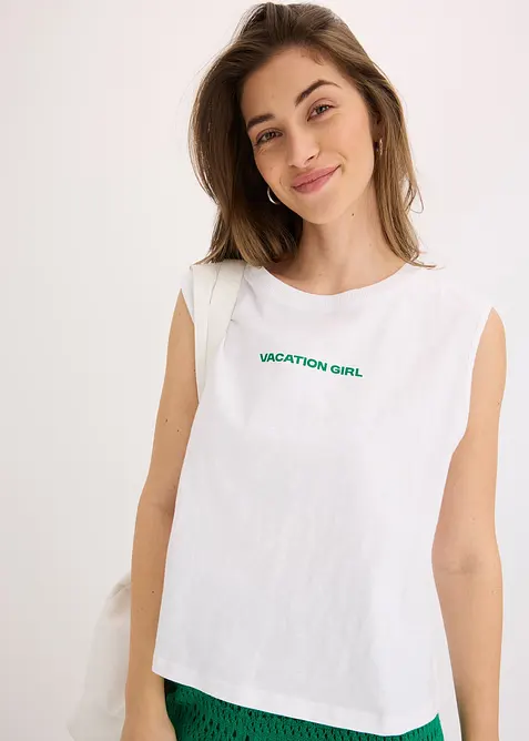 Top in puro cotone, bonprix