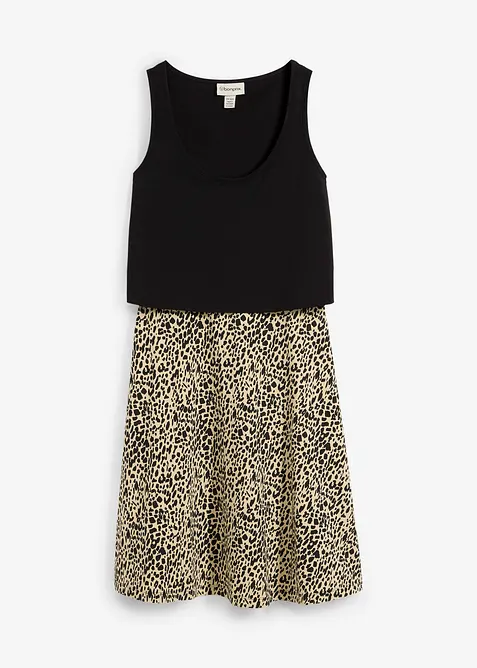 Abito prémaman / da allattamento 2 in 1 in jersey di cotone, bonprix