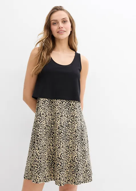 Abito pr&eacute;maman / da allattamento 2 in 1 in jersey di cotone, bonprix