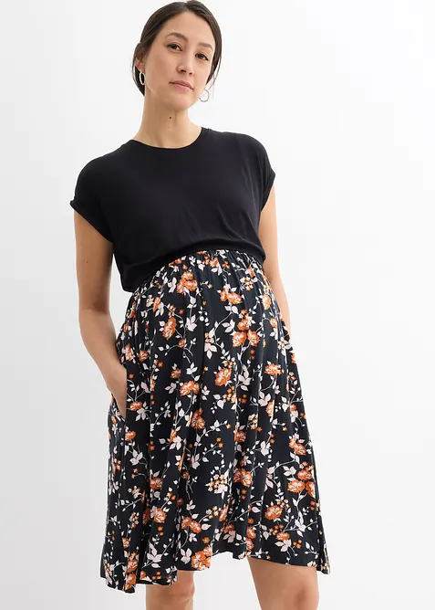 Abito pr&eacute;maman / da allattamento 2 in 1 con tasche, bonprix