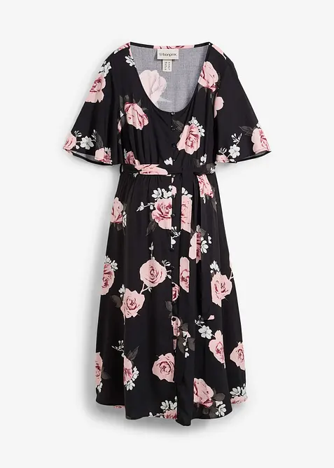 Abito prémaman/da allattamento in tessuto di viscosa, bonprix