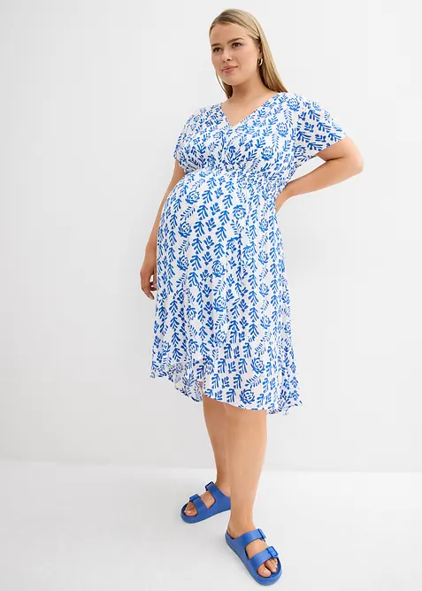 Abito prémaman / da allattamento 2 in 1 in viscosa fluente, bonprix