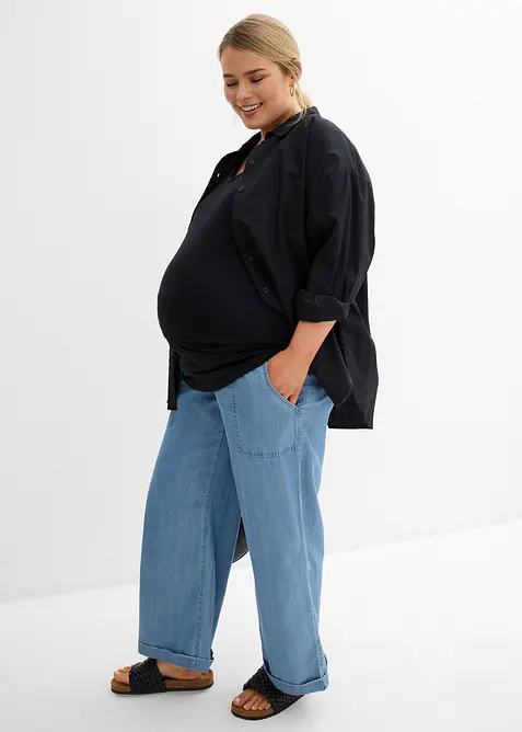 Top pr&eacute;maman/da allattamento in cotone (pacco da 2), bonprix