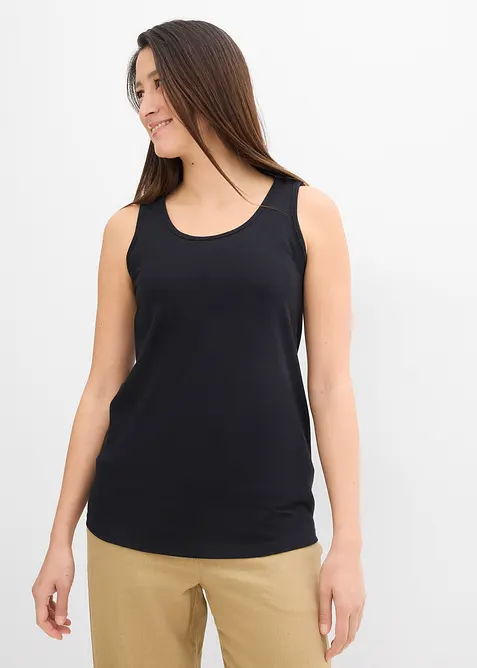 Top pr&eacute;maman/da allattamento in cotone (pacco da 2), bonprix