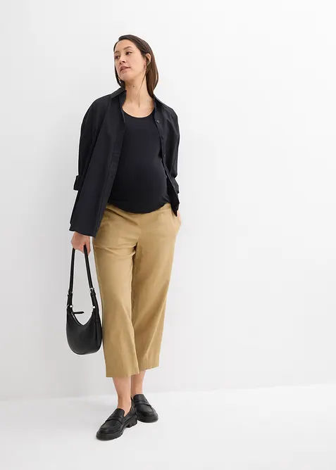 Top prémaman/da allattamento in cotone (pacco da 2), bonprix