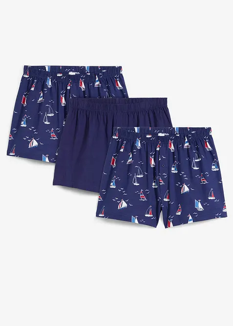 Boxer larghi in jersey (pacco da 3), bonprix