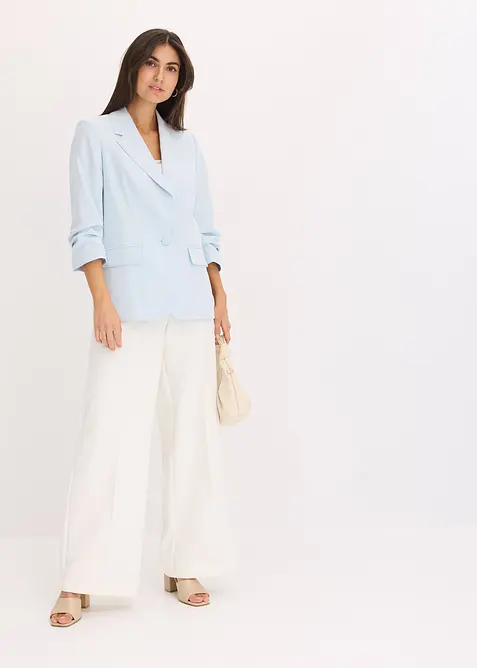 Blazer con viscosa e maniche a 3/4, bonprix