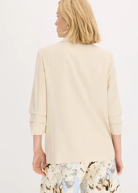Blazer morbido in viscosa con maniche a 3/4, bonprix