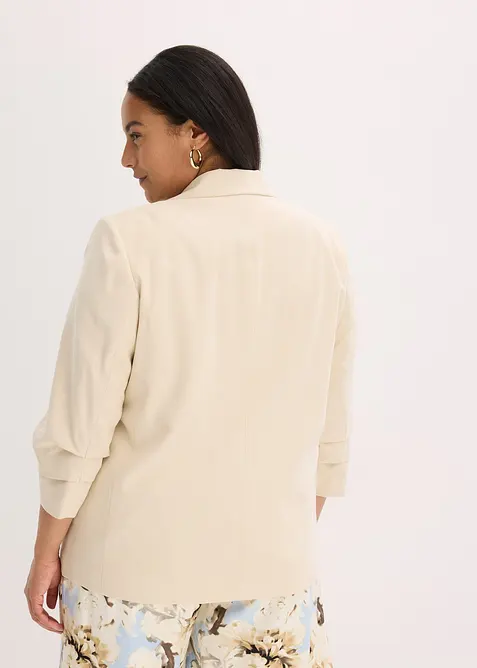 Blazer con viscosa e maniche a 3/4, bonprix