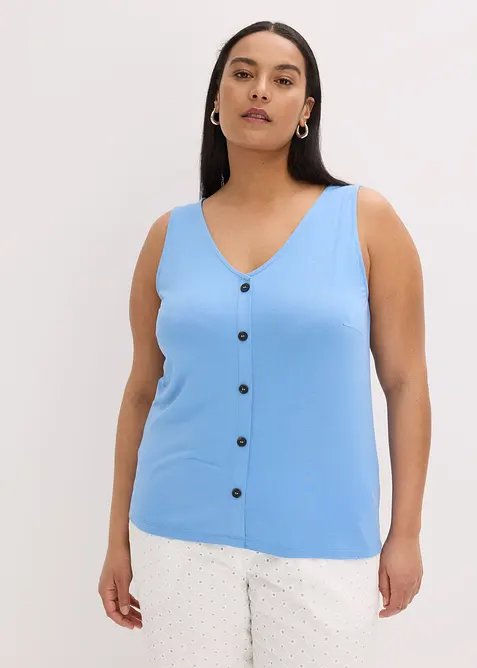 Top con bottoni, bonprix