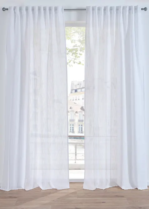 Tenda effetto lino classica o extra larga (pacco da 1), bonprix