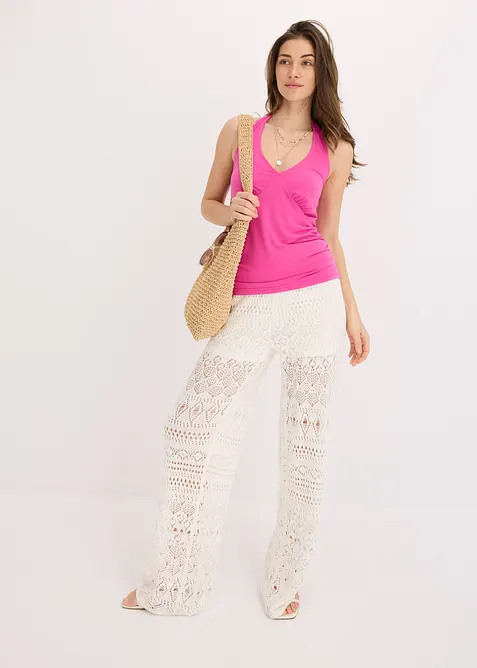 Top all'americana con scollatura profonda, bonprix