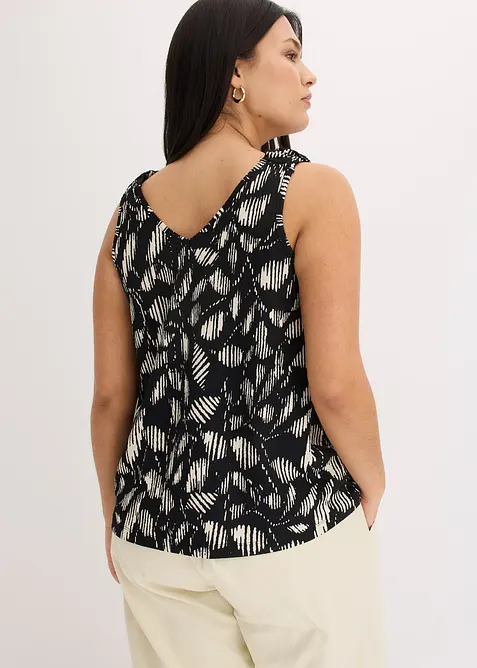 Top fantasia in jersey operato, bonprix