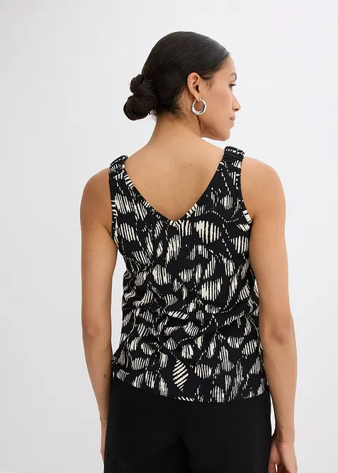 Top fantasia in jersey operato, bonprix