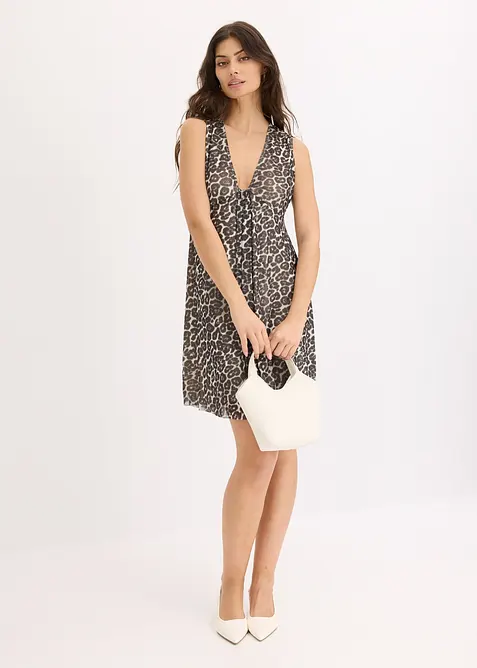 Abito corto con mesh, bonprix