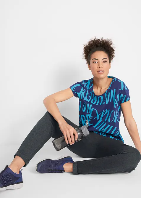 Pantaloni in felpa con cinta comoda, bonprix