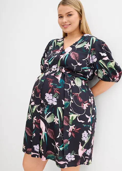 Abito prémaman / da allattamento 2 in 1 in viscosa fluente, bonprix