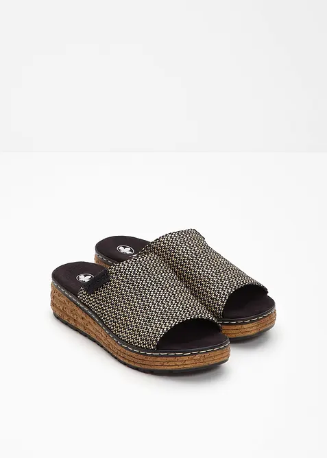 Ciabattine con zeppa Rieker, Rieker