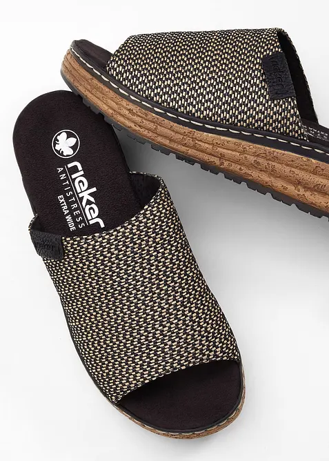 Ciabattine con zeppa Rieker, Rieker