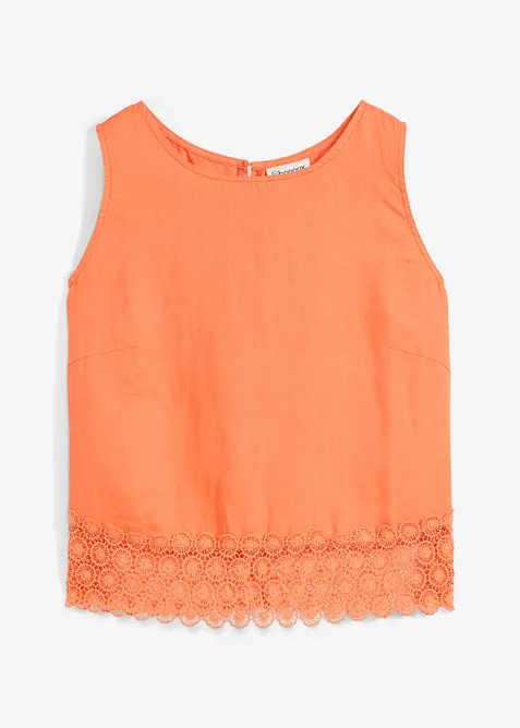 Top in puro lino, bonprix