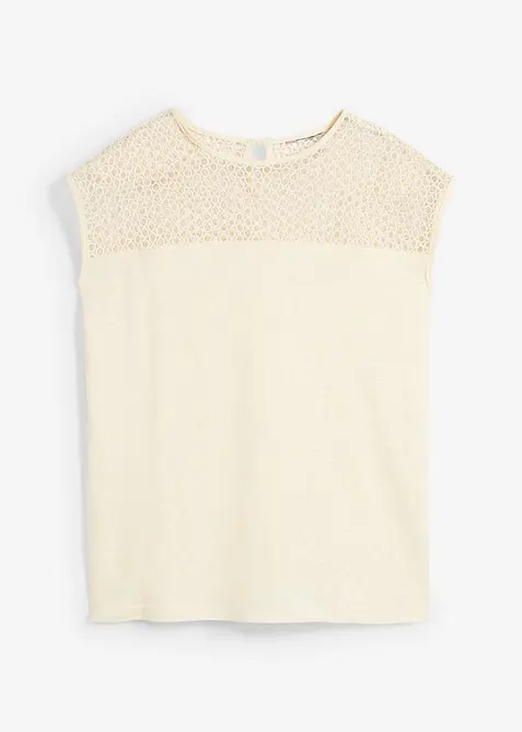 Top in puro lino, bonprix