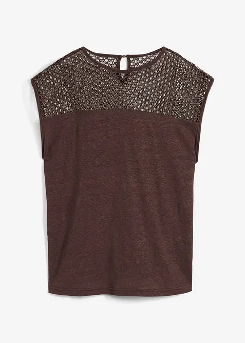 Top in puro lino, bonprix