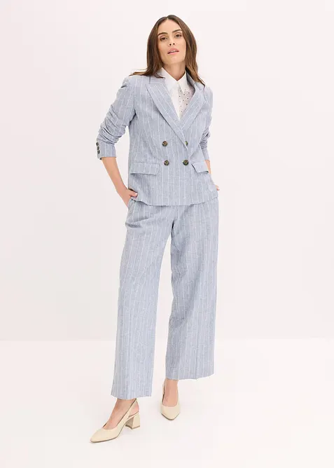 Blazer in misto lino, bonprix