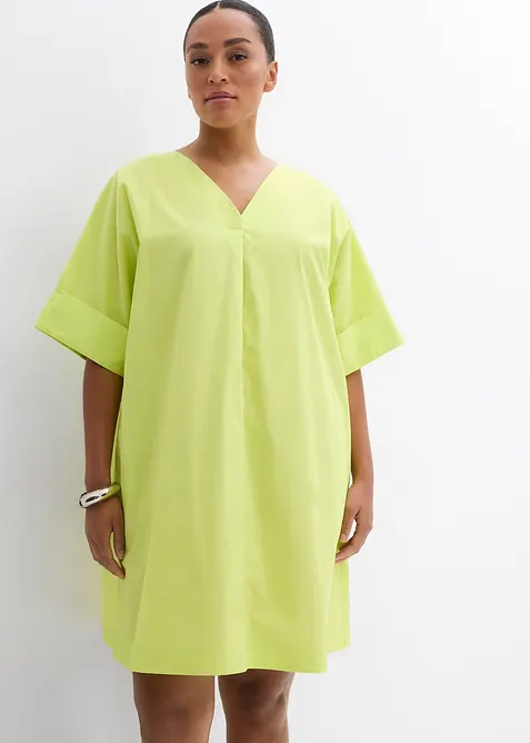 Abito tunica in puro cotone biologico, bonprix