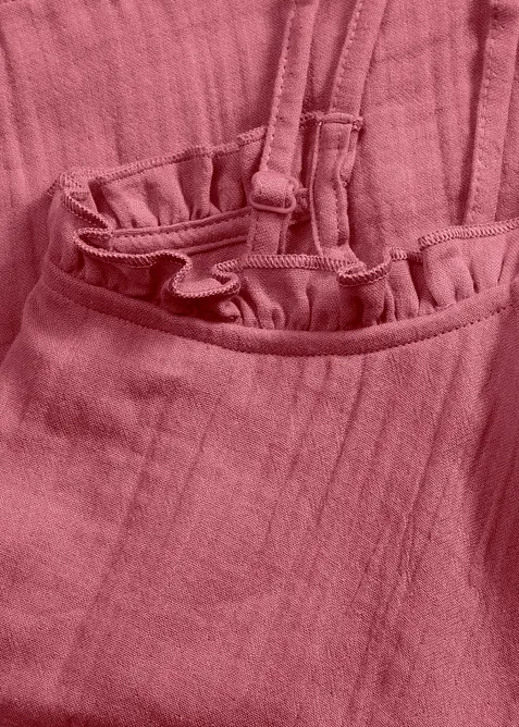 Pigiama estivo in morbida mussola con spalline sottili, bonprix