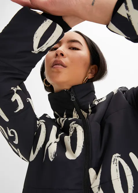 Giubbotto trapuntato in fantasia, bonprix