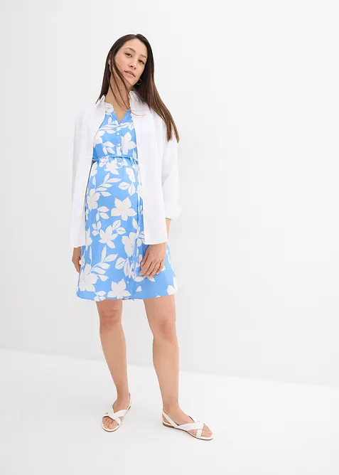 Abito prémaman / da allattamento 2 in 1 in viscosa fluente, bonprix