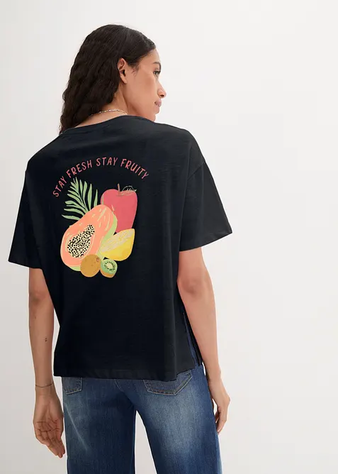 Maxi maglia con stampa, bonprix