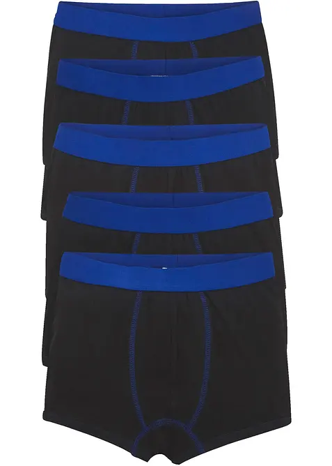 Boxer aderenti con cotone morbido (pacco da 5), bonprix