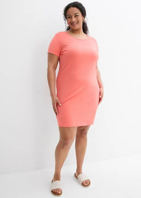 Abito in jersey di cotone biologico elasticizzato, bonprix