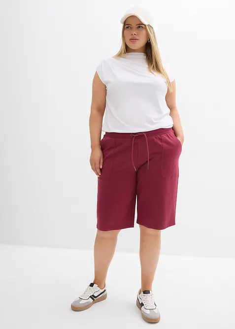 Bermuda in felpa di puro cotone, bonprix