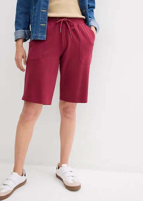 Bermuda in felpa di puro cotone, bonprix