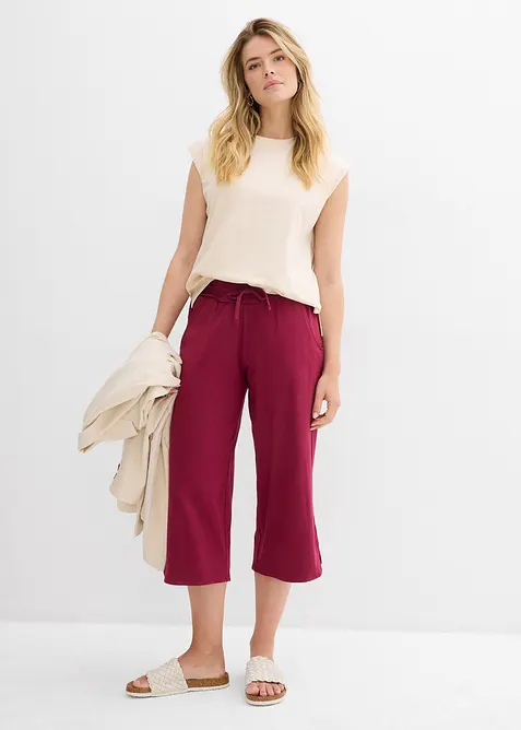 Pantaloni in jersey di misto cotone, bonprix
