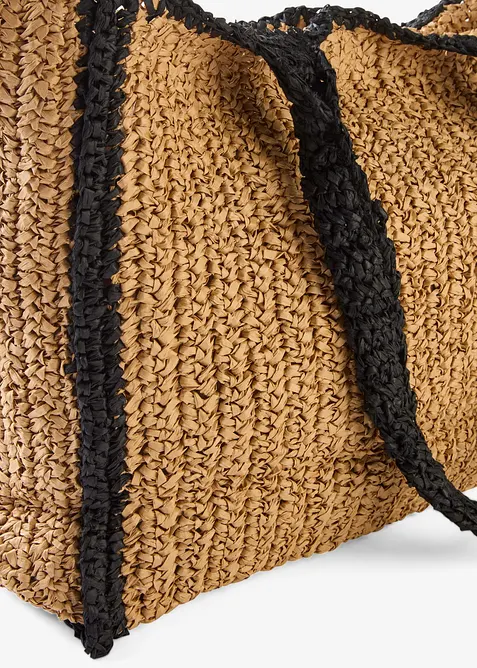 Borsa shopper di paglia, bonprix