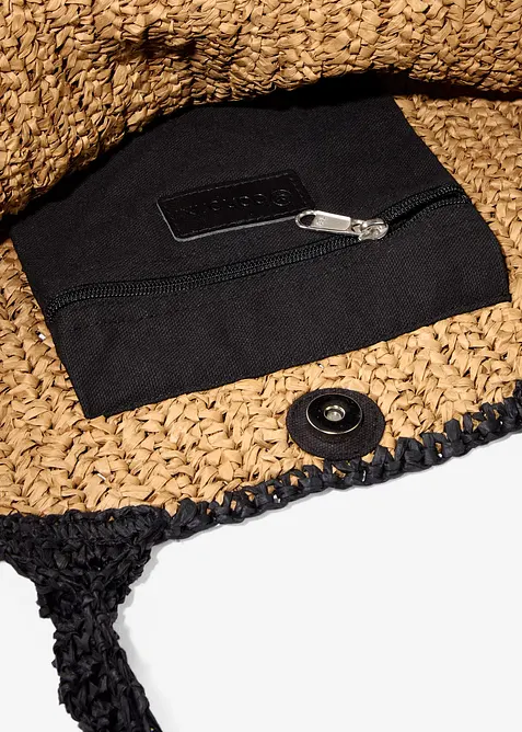 Borsa shopper di paglia, bonprix