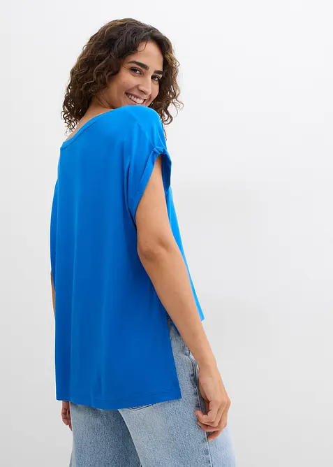 Maglia oversize in misto viscosa fluente, bonprix