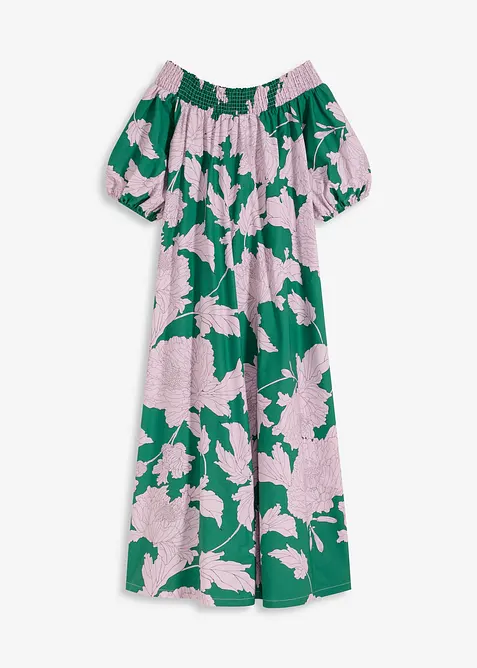 Abito a spalle scoperte in puro cotone, bonprix