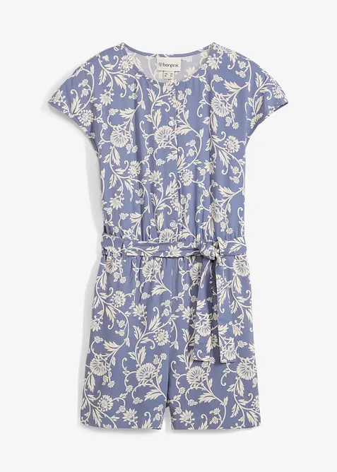 Tuta corta in viscosa fluente, bonprix